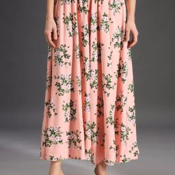 Women Flared Orange Viscose Rayon Trousers-image-68