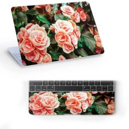 Galaxsia Floral/Flower D11 Top+Wrist Pad Vinyl Laptop Skin/Sticker/Cover for vinyl Laptop Skin Compatible for 14 inch-image-23