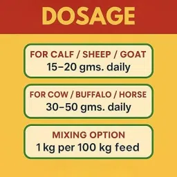 vet cure quick Mincu Mineral Mixture for Cow, Buffalo, Goat & Improve Milk Production Pet Health Supplements image 4
