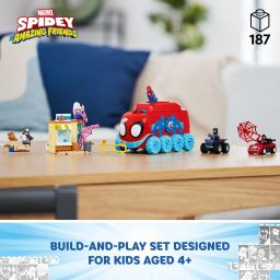 lego Team Spidey's Mobile Headquarters (187 Blocks) Model Building Kit image 3