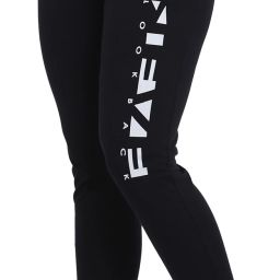 Women Printed Black Track Pants-image-84