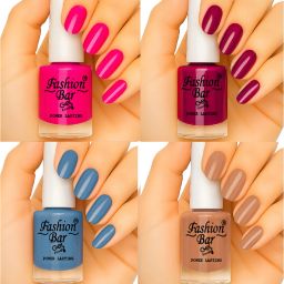 Long Lasting HD Shine Pastel Nail Polish For Women and Girl AA206 Multicolor-25
