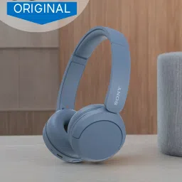 sony WH-CH520 with 50 Hrs Playtime, DSEE Upscale, Multipoint Connection/Dual Pairing Bluetooth Headset image 2