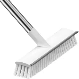 2-in-1 Wiper Adjustable Long Handle Bathroom Cleaner Plastic Plastic Wet and Dry Brush-21