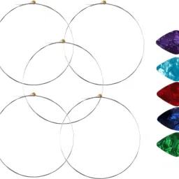 Acoustic e Sting Pack of 6 Guitar String 1st Guitar String Light Stainless Steel String Guitar String-picture-17