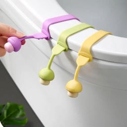 BROTHERS 2 PC Toilet Seat Lifter Handle Toilet Seat Custom Fit Toilet Seat Lid Lock-image-5