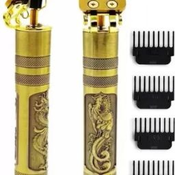 WeRock Waterproof Vintage T9 High Quality Metal Rechargeable Hair Cut Machine R34 Trimmer 60 minRuntime 4 Length Settings-image-77
