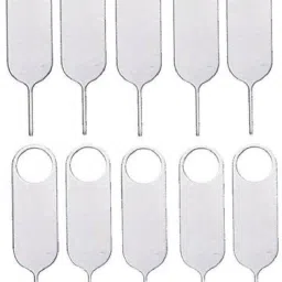 BBS PRO ( Pack of-10 pcs) SIM-Card-Tray-Open-Eject-Pin-Removal-Tool-Needle-Opener-Ejector-for-All-Phones- Sim Adapter (Steel) Sim Adapter-75