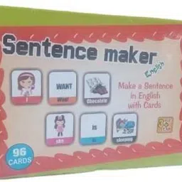 English Sentence Maker for kids, 96 Flash Cards ,Birthday gift,Pack of 1-15