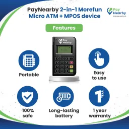 PayNearby Micro atm cum PoS device Card Swipe Machine Multipurpose Controller image 4