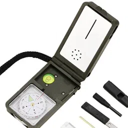 Best Survival Electronic Compass & 10-in-1 Camping Multi Tool - Includes LED Light, Thermometer Compass-17