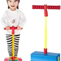 Pogo jumper Stick with Safe Foam Hopper Stick for Active Play Indoor &Outdoor-5