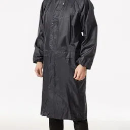Solid Men Raincoat-image-10