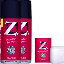 Classic Deo, 175 ml, Pack of 3 (Get 125 g Soap) Deodorant Spray-For Men-image-41