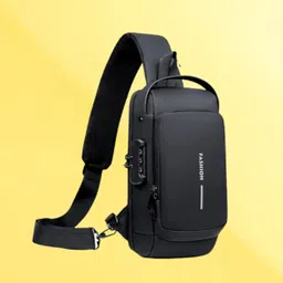 shreeshayamtrader Random Colour Slim Corssbody Sling Chest Backpack Men's Shoulder Bag Small Travel Bag - Small-picture-43