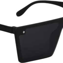UV Protection, Toughened Glass Lens, Riding Glasses, Polarized, Gradient Oval, Wayfarer, Rectangular, Aviator, Spectacle , Over-sized Sunglasses (Free Size)-3