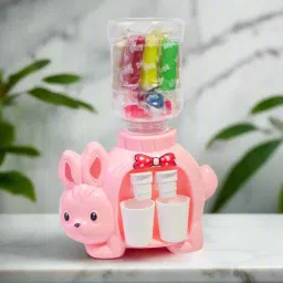 Small Cute rabbit Water Dispenser with Clay Art Clay Creative Toy for Kids-image-67