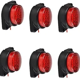 Red Side Marker Lamp Light 12V Set Suitable for Trucks & Universal Vehicles PK-6 Car Dash Indicator Lamp-image-18