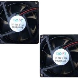Doat 2-Pic 12V DC Fan 120X120X25MM Cabinet 4-Inch Square Cooling fan Cooler-image-7