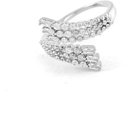 MOP CZ Butterfly Ring (RG) Silver Ring-image-33