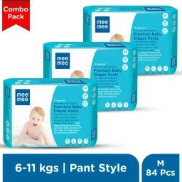 Breathable Premium Baby Diaper Pants with Wetness Indicator (84 Pcs, M Size) - M-20