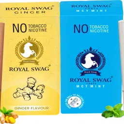 Ayurveda Herbal Cigarettes 20 Sticks (Ginger, Mint Flavor With Ayurvedic Herb) Smoking Cessations-image-76