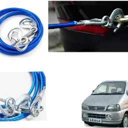 Tow Cable with Self Locking Hook for Maruti Suzuki Versa (12mm*4mtr) 4 m Towing Cable-image-89