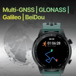 Cult Velocity with Built-in Turbo Track GPS,1.4'' AMOLED Display, Compass, BT Calling Smartwatch image 4