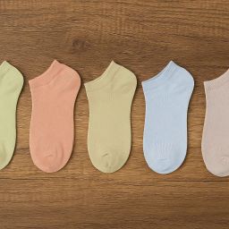 Women Solid, Self Design Ankle Length, Peds/Footie/No-Show-image-76