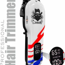 Make Ur Wish Rechargeable Professional Hair Clipper/Trimmer Barber Tool With LED Display 6WShaver For Men-11