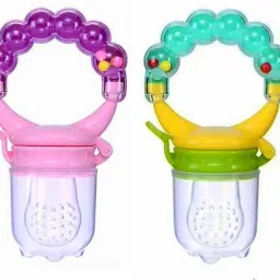 Baby Ring Style Food Feeder Soother Nibbler Pacifier Silicone Supplies Nipple Soother-11