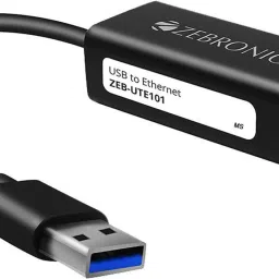 ZEBRONICS ZEB-UTE101 10/100/1000MBPS USB to Lan Adapter-40