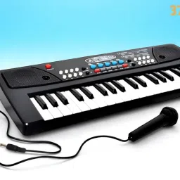 X117 Keys Piano Toy with Microphone, USB Power Cable & Sound Recording Best Birthday Gift for Boys and Girls Musical Instruments Analog Digital Piano-18