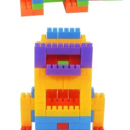 100 Pcs Building Blocks,(92 Pieces +8 Tyres)Expert Building Blocks for Kids, 100 Pieces Blocks. let Your Kid Make Everything he/she Dreams of. Improves Logical Thinking and Cognitive Skills of Kids-13