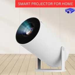 Clairbell Mini HD Projector for Home 4KSupport With Built-in App Netflix/Prime/YouTubeC405 (4500 lm / 1 Speaker / Wireless / Remote Controller) Portable Projector-picture-0