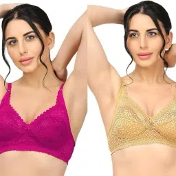 Pack of 2 Women Full Coverage Non Padded Bra-picture-10