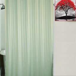 274 cm (9 ft) PVC Semi Transparent Long Door Curtain Single Curtain-image-40
