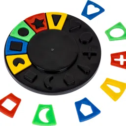 s sukan tex Smart Activity Fun and Learning Geometrics Plastic Circle Shape Jigsaw Puzzle image 2