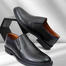 Nico Nerini Men's Caligo Black Leather Slip-On Shoes Slip On For Men-image-49