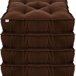 Microfiber Square Chair Pad/Cushion for Office Microfibre Solid Chair Pad Pack of 4-image-36