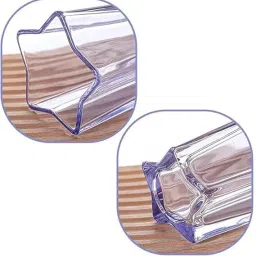 garihc enterprise Sipper Star Shape Mug 400ML Five-Pointed Star with Lid Straw Glass Multi Color image 3