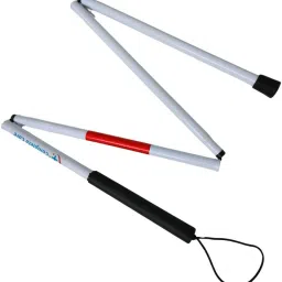 Folding Blind Cane For Blind People With A Reflective Red Reflector Walking Stick-23