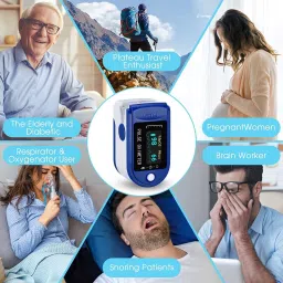 cool indians Oxygen Saturation Monitor Heart Rate Oxygen Meter I Pulse Oximeter Multi-Range Ohmmeter image 2