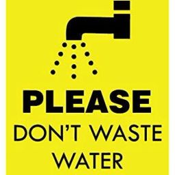 Do not waste water Signboard 12x18 Inch Emergency Sign-image-14