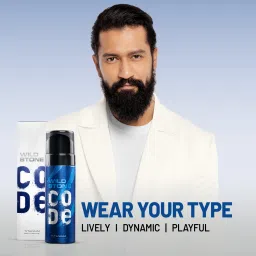 wild stone CODE Titanium Body Spray-For Men image 3