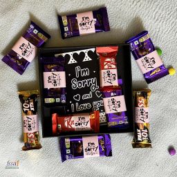 I am sorry gifts chocolate for girlfriend wife boyfriend husband Paper Gift Box-21