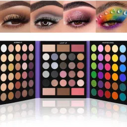 Pretty All Set 2 Eyeshadow Palette,86 Colors Makeup Kit Matte Shimmer Eye Shadow 86.4 g-14