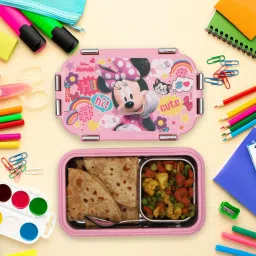 jaypee Insulated Lunch Box Wowsteel Jr. Mickey mouse 2 Containers Lunch Box image 2