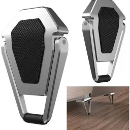 POZUB Laptop Keyboard Desk Stand Cooling Pad Foldable Laptop Stand Portable Invisible Premium Metal Folding Portable Laptop Stand Non -Slip Base Table Risersfor Laptop Stand-21