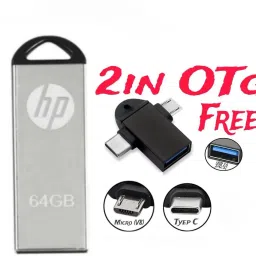 HP A1+xyz 64 GB Pen Drive Compatible with Audio Player, Laptop, Mobile, Tablet, Desktop Computer USB 2.0 Metal Case-picture-17